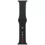 Cinturino per orologio in silicone Audi Sport Red Logo per Apple Watch 40/41/42mm nero