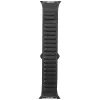 Cinturino con anello magnetico in pelle genuina Audi Logo per Apple Watch 40/41/42mm nero
