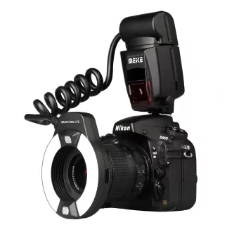 Flash anulare macro Meike MK-14EXT-C per Canon E-TTL/E-TTL II