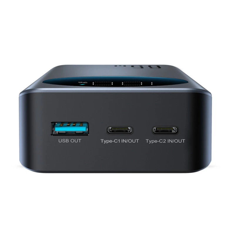 Power bank Joyroom JR-PBF05 Pro 30000mAh 65W con display digitale 2x USB-C 1x USB-A - nero