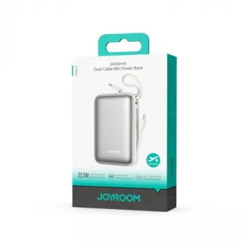 Powerbank Joyroom JR-PBF29 20000mAh 22,5W con doppio cavo - bianco