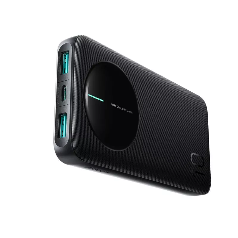 Powerbank Joyroom JR-PBF12 Pro 22.5W 10000mAh con display digitale 2x USB-A 1x USB-C - nero