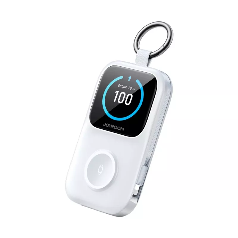 Power bank con caricabatterie wireless per smartwatch Joyroom JR-W19 5000 mAh bianco