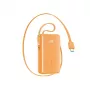 Power bank Joyroom JR-PR2 35W 10000mAh con cavi USB-C e Lightning integrati - arancione