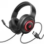 QCY V200 Pro Cuffie gaming con filo con suono surround virtuale 7.1 e microfono rimovibile - Nero