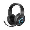 QCY V200 Pro Cuffie gaming con filo con suono surround virtuale 7.1 e microfono rimovibile - Nero
