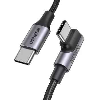 UGREEN Cavo angolare USB-C a USB-C US334 5A PD 100W 2m nero