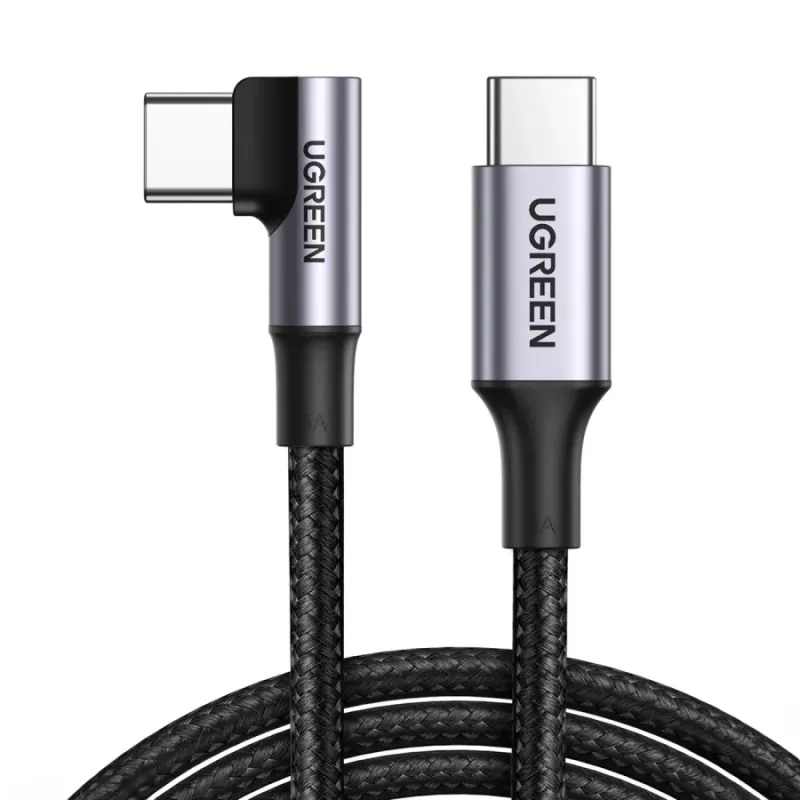 UGREEN Cavo angolare USB-C a USB-C US334 5A PD 100W 2m nero