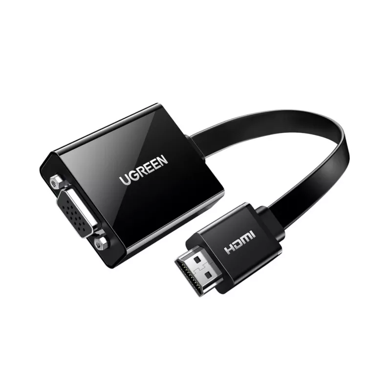UGREEN Adattatore HDMI a VGA MM103, 25cm, nero