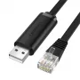 UGREEN CM204 Cavo console USB a RJ45 1,5m nero