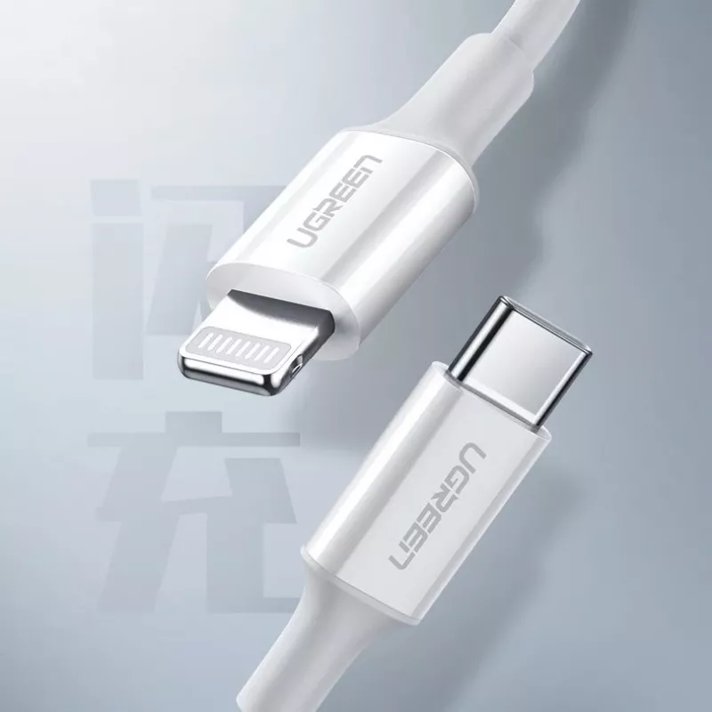 UGREEN US171 Cavo USB-C a Lightning 3A 0,25m bianco