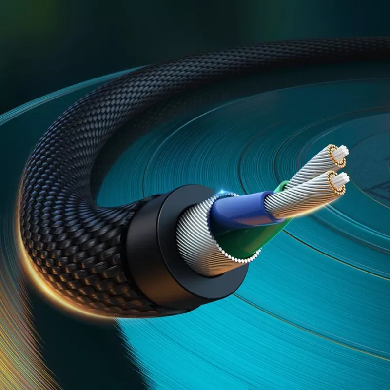 UGREEN Cavo audio 2x RCA (Cinch) a 3,5 mm, 2 m, nero