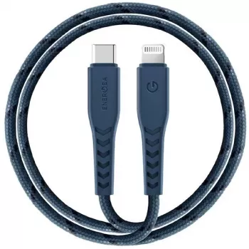 ENERGEA Nyloflex Cavo USB-C a Lightning certificato MFi 1,5m blu