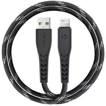 ENERGEA Nyloflex Cavo di ricarica e sincronizzazione USB-A a Lightning C89 MFi 1,5m nero