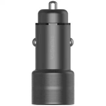 ENERGEA Alu Drive PD20+ Caricabatterie da auto 38W 1xUSB-A + 1xUSB-C PD QC3.0 Gunmetal