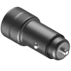 ENERGEA Alu Drive PD20+ Caricabatterie da auto 38W 1xUSB-A + 1xUSB-C PD QC3.0 Gunmetal