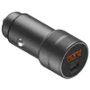 ENERGEA Alu Drive PD20+ Caricabatterie da auto 38W 1xUSB-A + 1xUSB-C PD QC3.0 Gunmetal