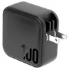 ENERGEA Travelite GAN100 Caricabatterie GaN USB-C 100W 3C1A nero US+EU