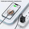 USAMS caricabatterie wireless magnetico 15W alluminio nero US-CD183