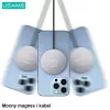 USAMS caricabatterie wireless magnetico 15W alluminio nero US-CD183