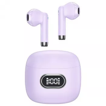 USAMS IA II Series True Wireless Bluetooth 5.3 Earbuds, lilla, TWS, in-ear, IPX4, 28h autonomia, USB-C