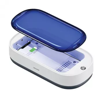 USAMS sterilizzatore UV-C con caricabatterie wireless 15W bianco ZB151XDH01 (US-ZB151)