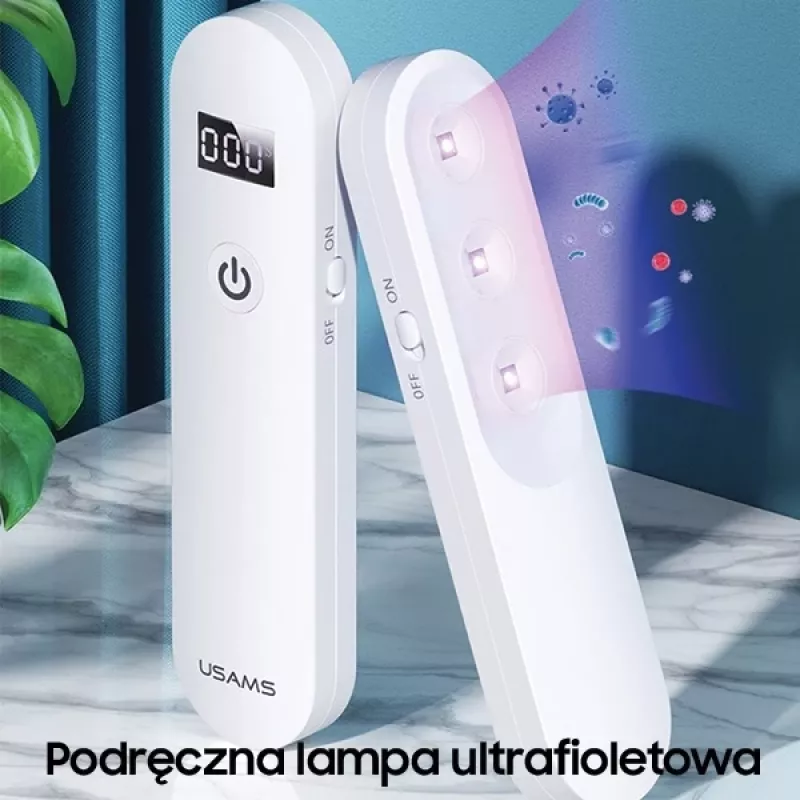 USAMS mini sterilizzatore UV-C portatile bianco ZB159XDD01 (US-ZB159)