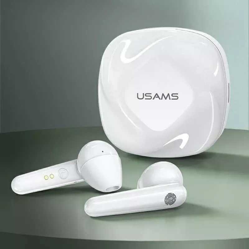 USAMS SDseries BHUSD01 Auricolari True Wireless Stereo Bluetooth 5.0, bianco
