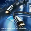 USAMS Cavo HDMI 2.1 3m Ultra HD 8K 48Gbps nero SJ498HD01