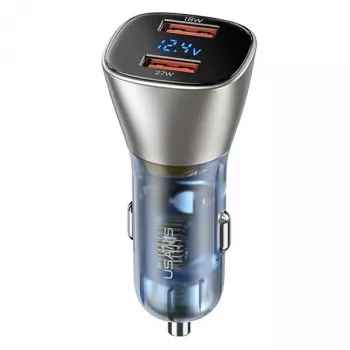 USAMS C29 45W 2xUSB-A Caricatore auto ricarica rapida oro chiaro CC154CC01 (US-CC154)