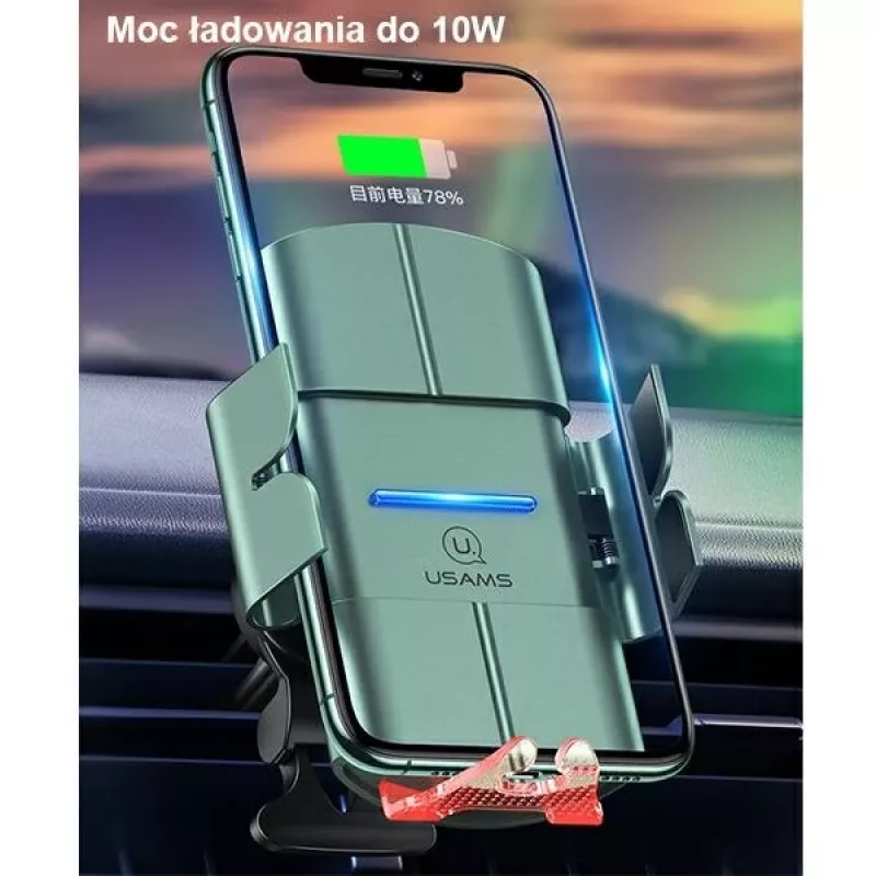 USAMS US-CD133 Power bank a ricarica wireless 10W 10000mAh nero