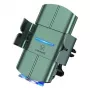USAMS US-CD133 10W Supporto da bocchette auto a ricarica wireless Qi automatica verde