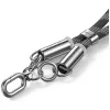 USAMS SJ745 60W USB-C a USB-C Lanyard per telefono con cavo di ricarica 1,2m nero