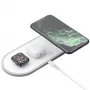 DUDAO A11 stazione di ricarica wireless 3-in-1 10W bianca