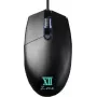 REMAX XII-V3500 mouse gaming con 7 colori intercambiabili, nero, USB ottico con filo, 6 tasti, 800-2400 DPI