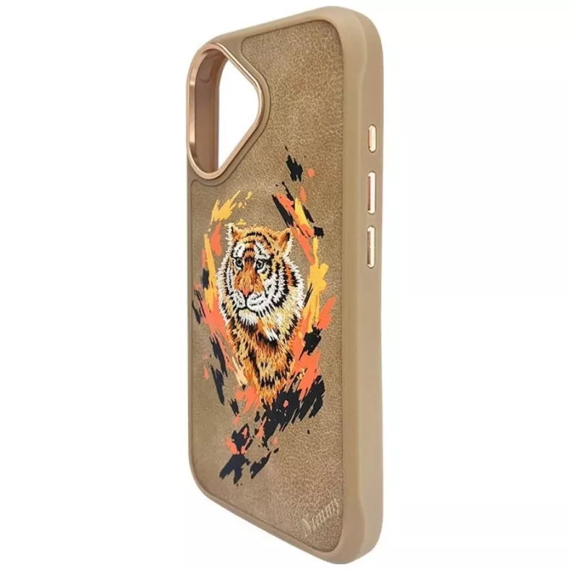 Nimmy Tygrys custodia MagSafe per iPhone 16 marrone chiaro
