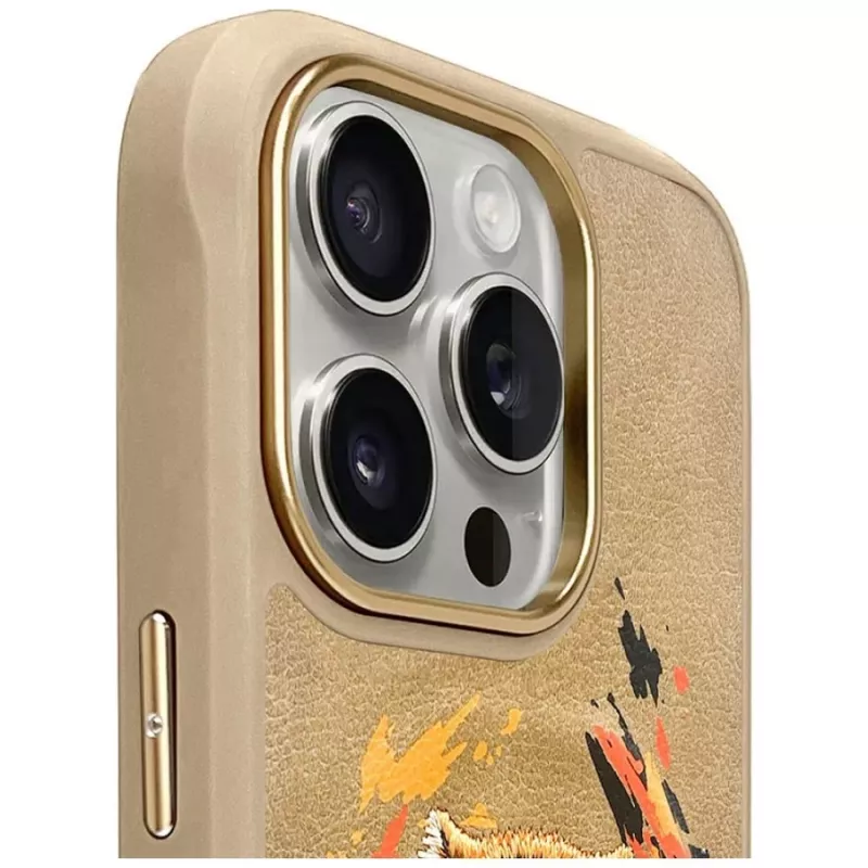 Nimmy Tygrys custodia MagSafe per iPhone 16 Pro marrone chiaro