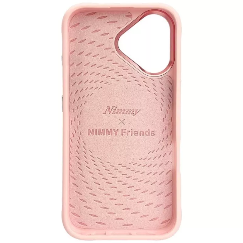 Nimmy Glasses Cool Cat Cover MagSafe per iPhone 16, rosa