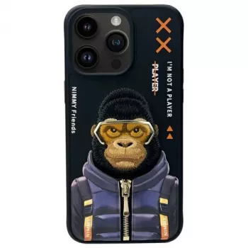 Nimmy Cool&Cute 2.0 Monkey custodia per Apple iPhone 15 Pro 6,1
