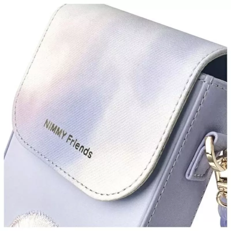 Nimmy Big Eyed Pet 2.0 Rabbit pochette per telefono viola