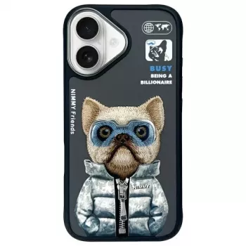 Nimmy Cool&Cute 2.0 Dog Custodia protettiva per Apple iPhone 16 6,1
