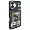 Nimmy Cool&Cute 2.0 Dog Custodia protettiva per Apple iPhone 16 6,1