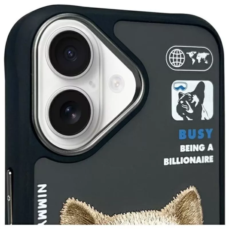 Nimmy Cool&Cute 2.0 Dog Custodia protettiva per Apple iPhone 16 6,1