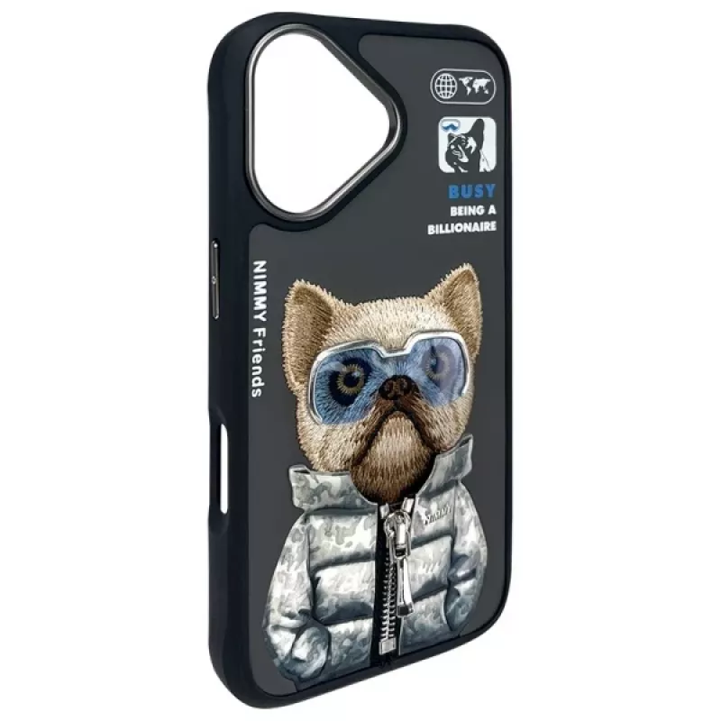 Nimmy Cool&Cute 2.0 Dog Custodia protettiva per Apple iPhone 16 6,1