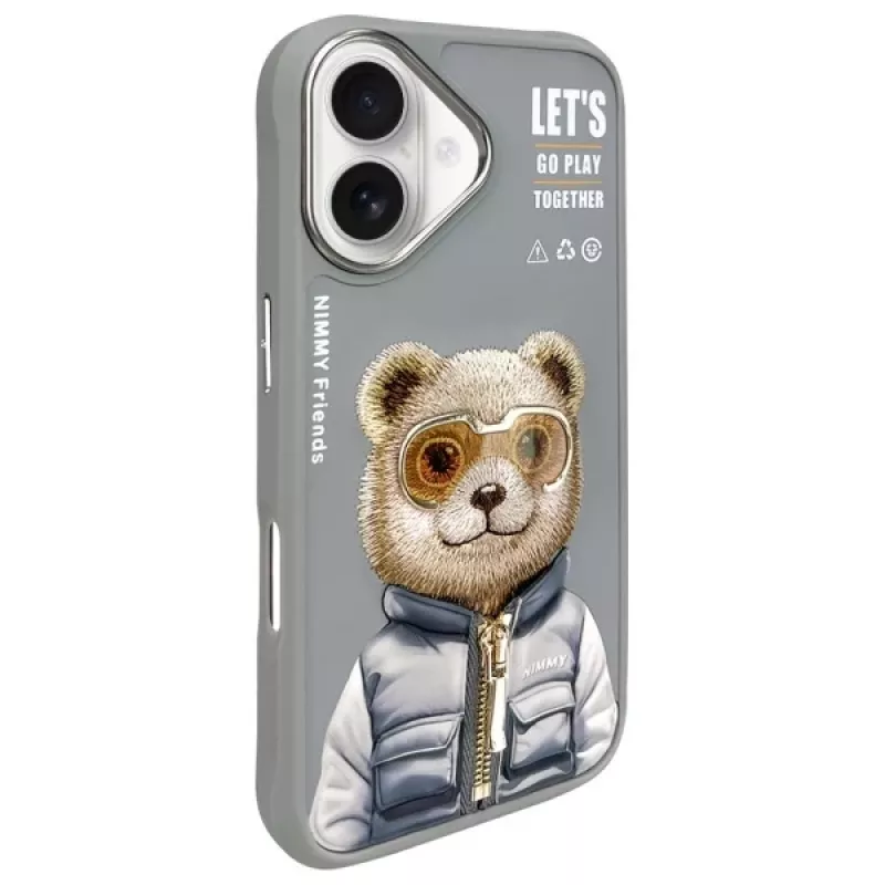 Nimmy Cool&Cute 2.0 Bear Cover per Apple iPhone 16 6,1
