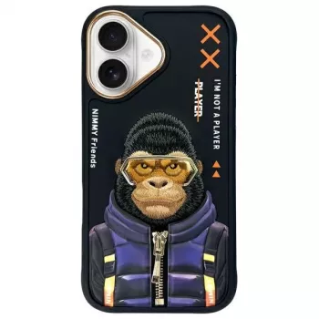 Nimmy Cool&Cute 2.0 Monkey Cover posteriore per Apple iPhone 16 6,1