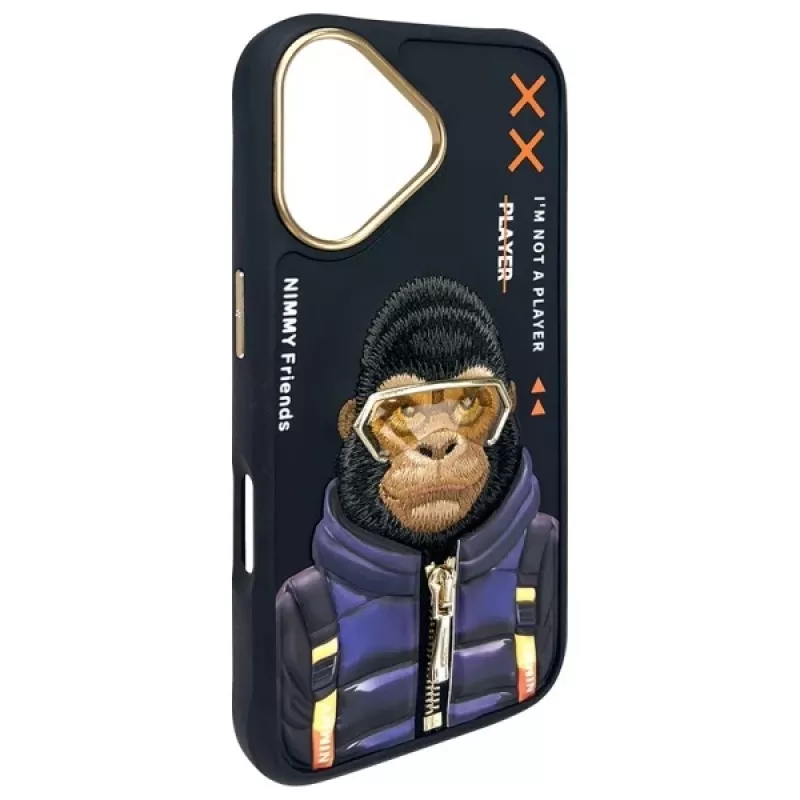 Nimmy Cool&Cute 2.0 Monkey Cover posteriore per Apple iPhone 16 6,1