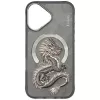 Nimmy Dragon Cover MagSafe per iPhone 16 - grigio