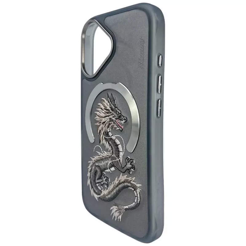 Nimmy Dragon Cover MagSafe per iPhone 16 - grigio