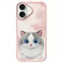 Nimmy Big Eyed Pet 2.0 Cat Cover posteriore per Apple iPhone 16 6,1